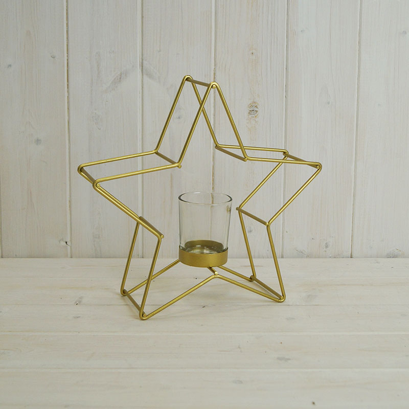 Gold Star Candle Holder detail page